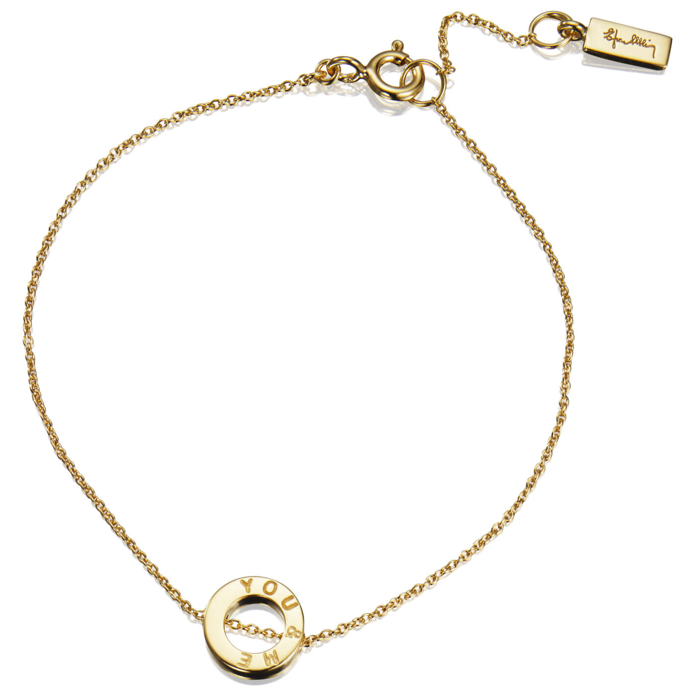 Mini Me You & Me Armbånd Guld 17-19 cm