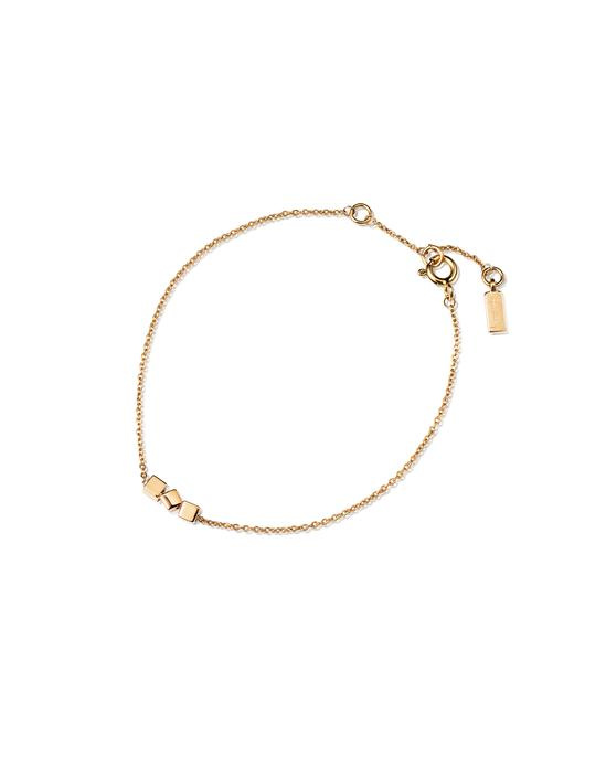 Dice Bracelet Gold