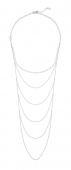 CU draped Halskæde Sølv 90 cm
