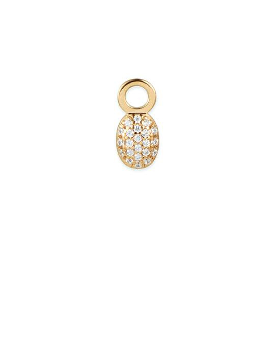 Love Bead Charm berlock diamant guld