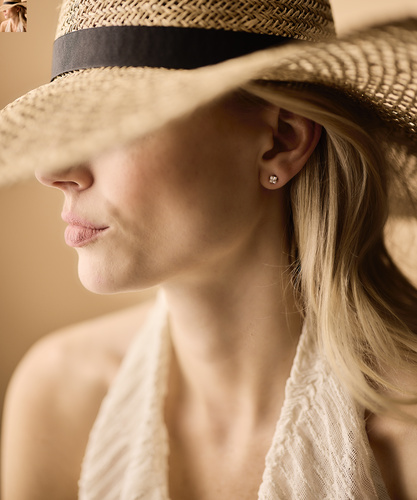 GT Tiffany Edge 5 mm, CZ White gold