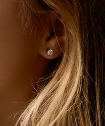 ST Tiffany Precious 6 mm, CZ White