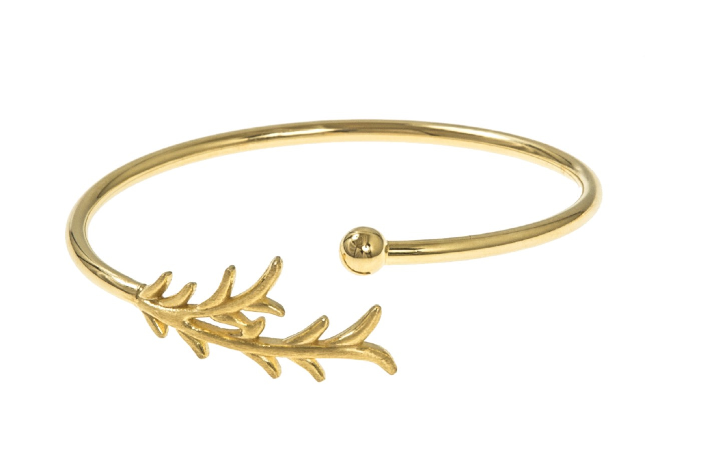 Tree twig bangle brace Armbånd guld