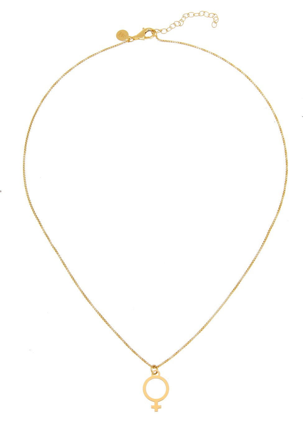 Letters venus neck gold 42-47 cm