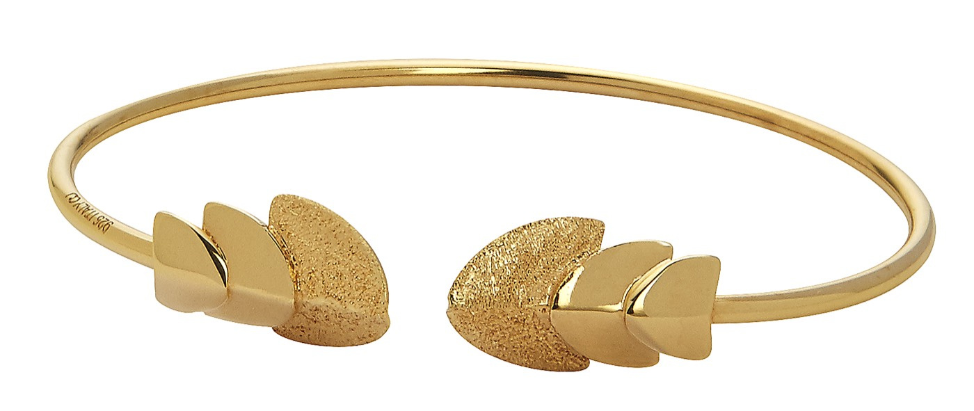 Roof bangle brace Armbånd flex guld