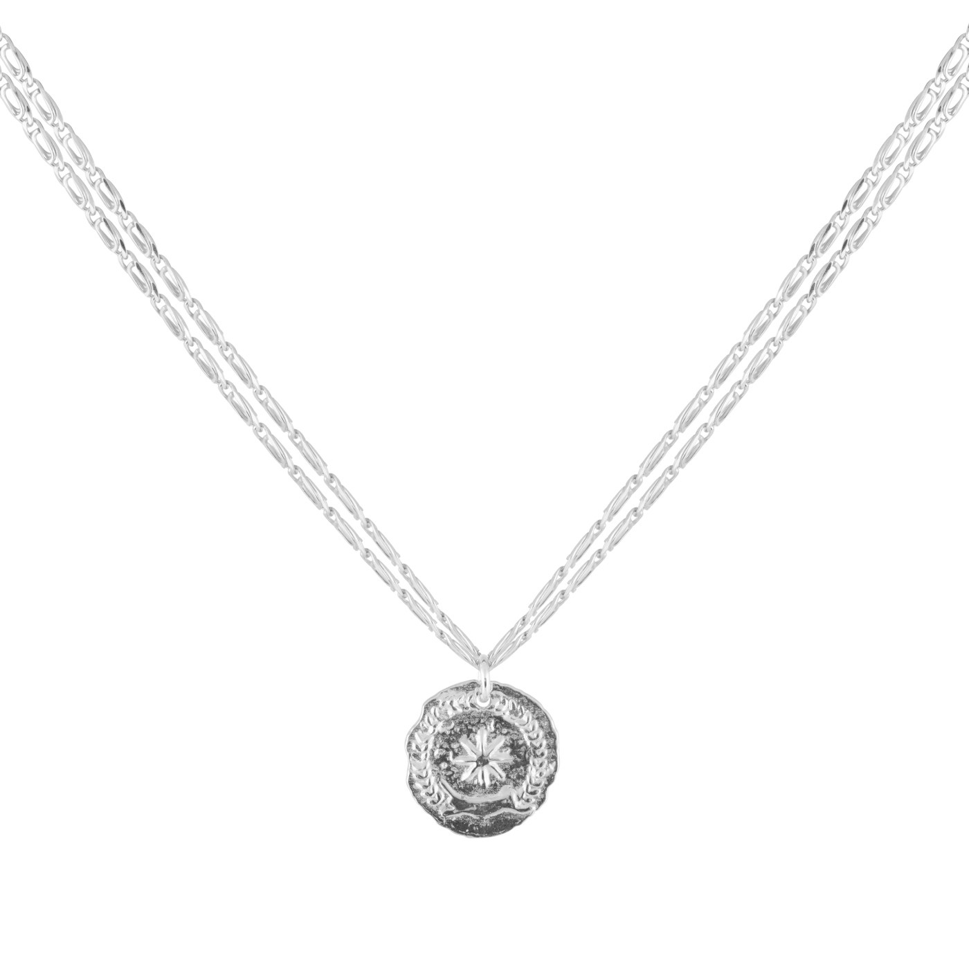 Victory long/short Halskæde 75-85 Sølv