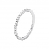 AURORA Ring Diamant 0.22 ct Hvidguld