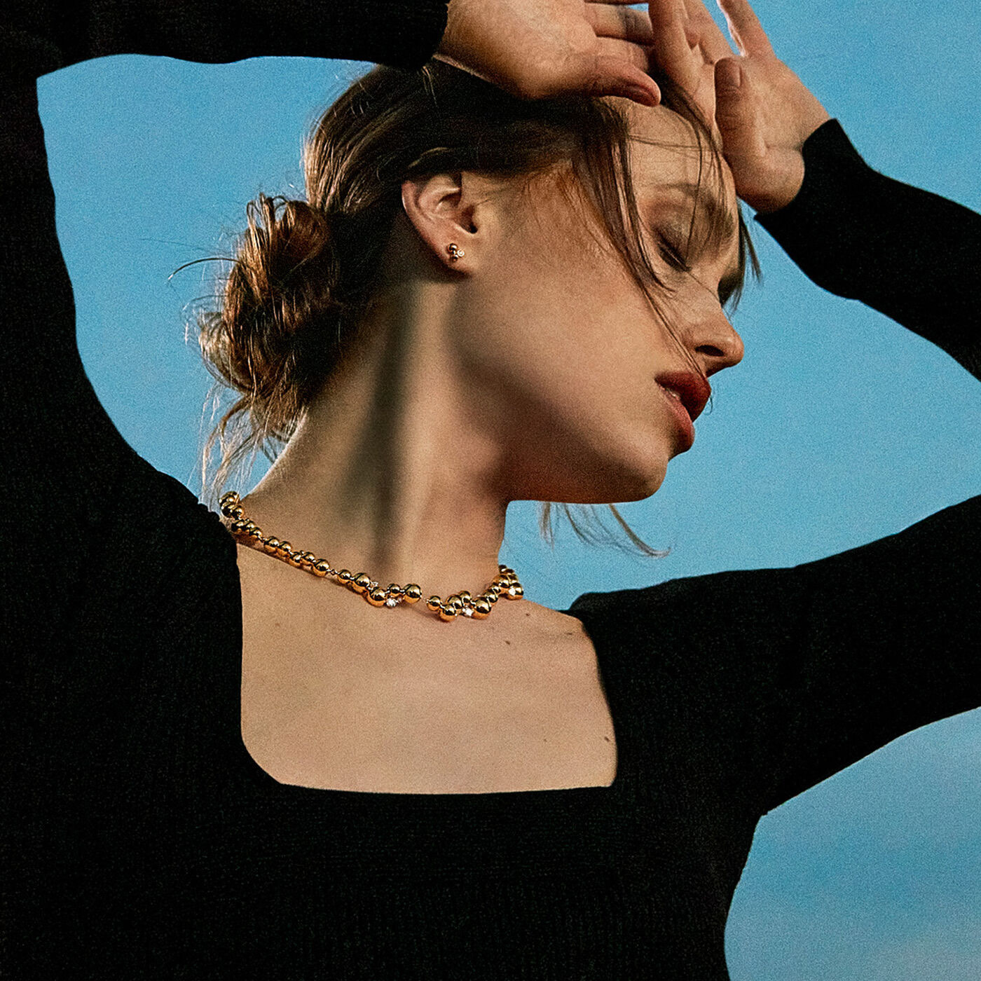 MOONLIGHT GRAPES Halskæde Guld Diamant 0.62 CT