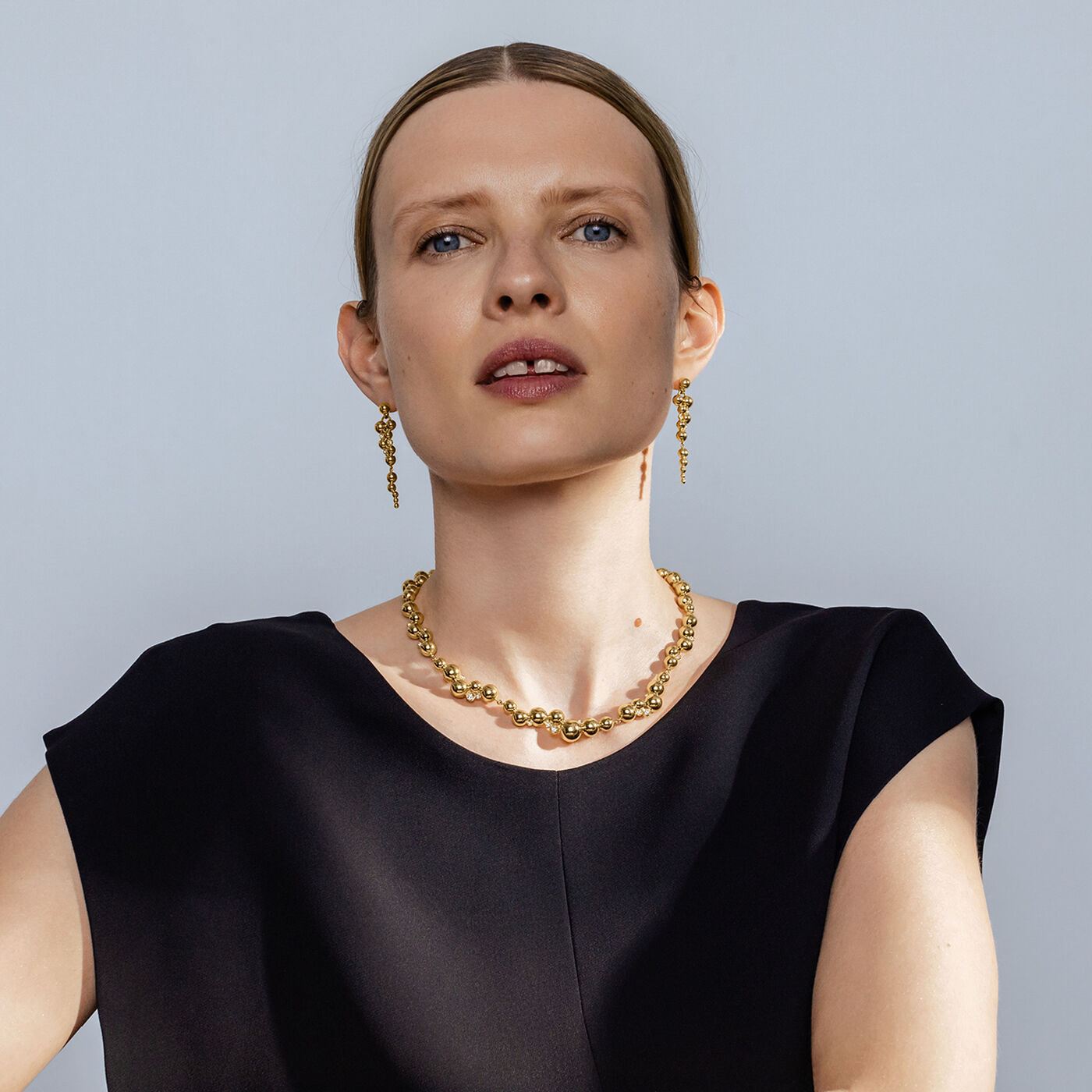 MOONLIGHT GRAPES Halskæde Guld Diamant 0.62 CT