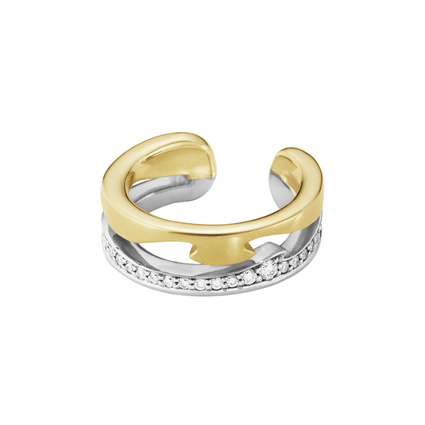 FUSION EAR CUFF PAVÉ 0.10ct (Guld/Hvidguld)