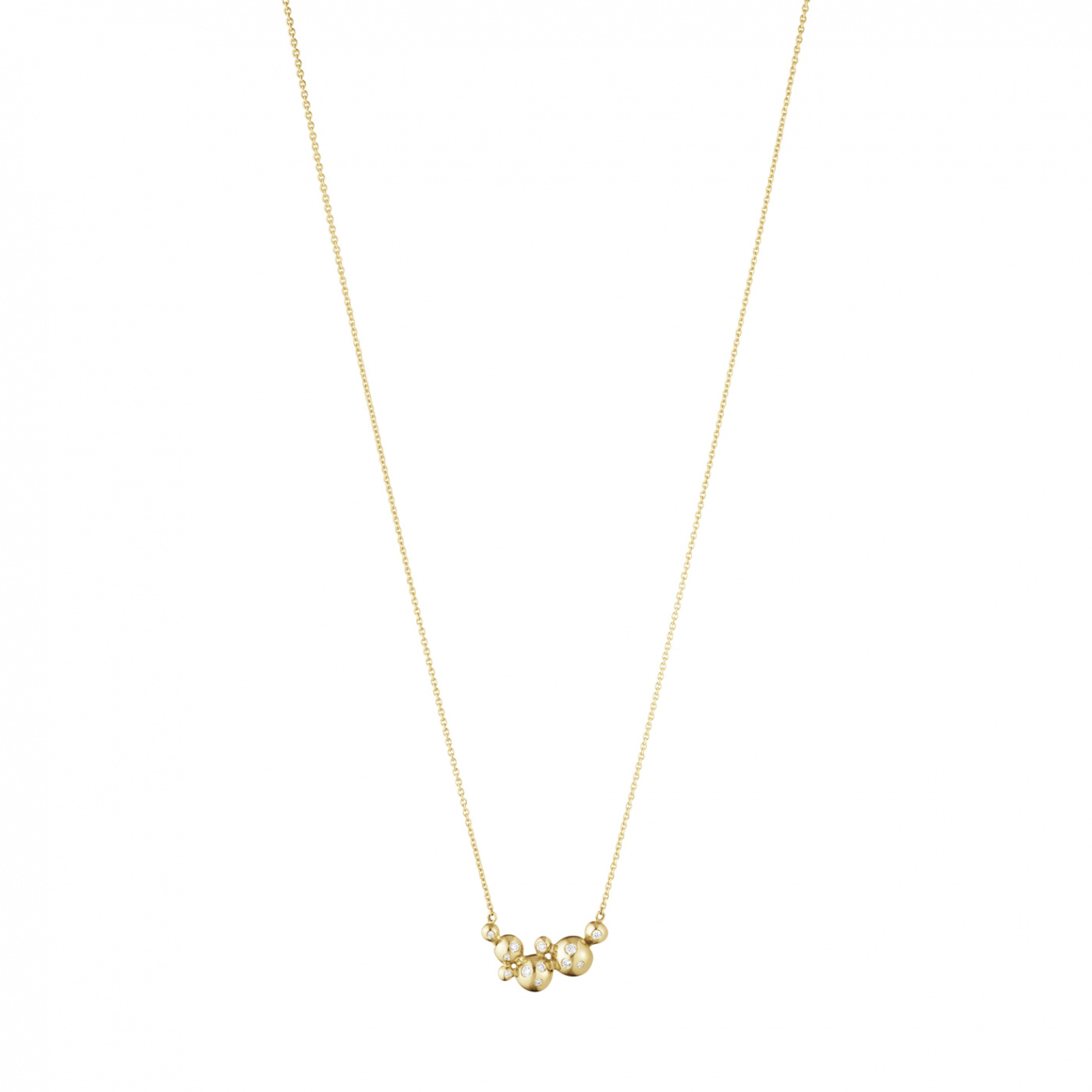 GRAPE PENDANT/Halskæde Guld DIAMOND 0.09 CT