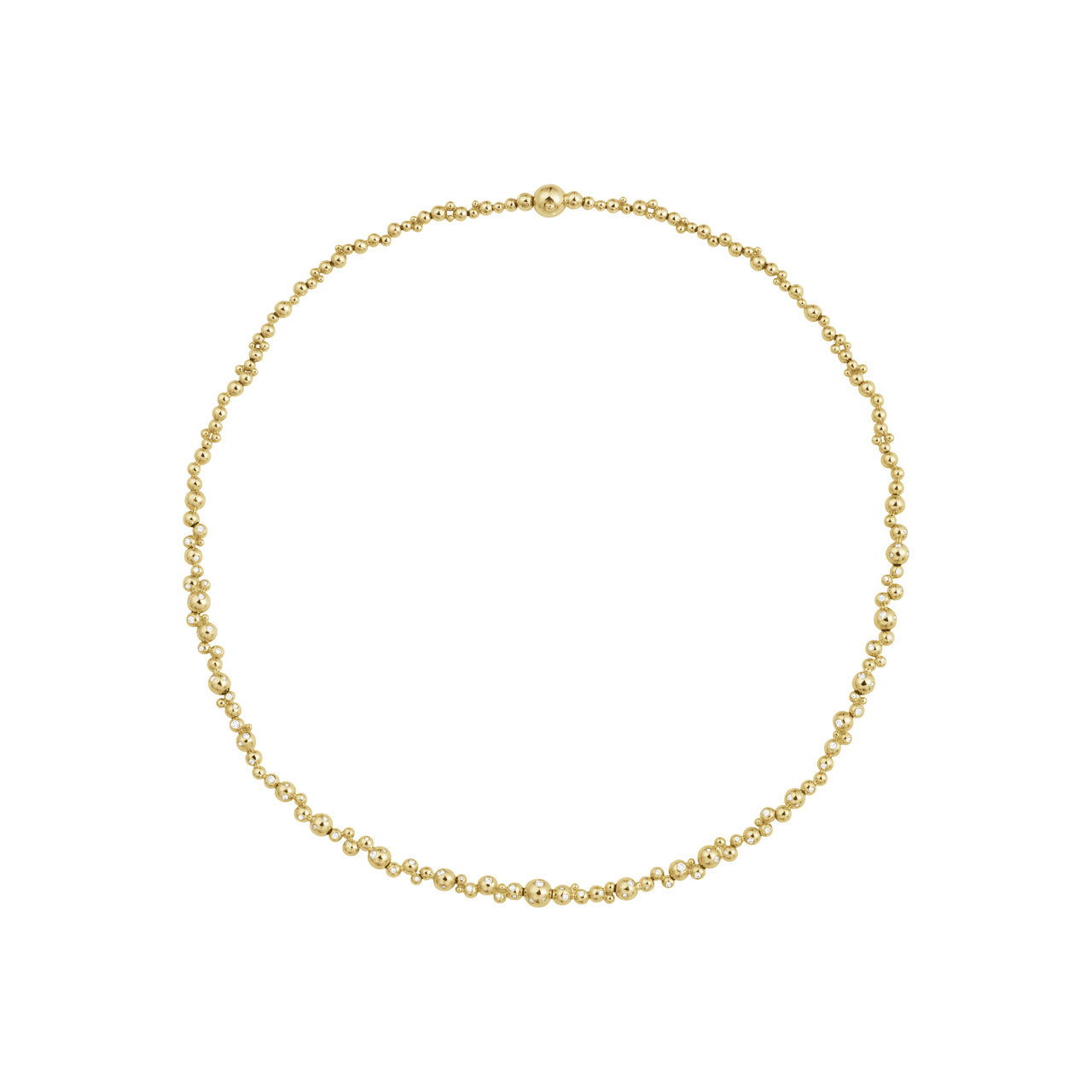 GRAPE SLIM Halskæde GULD 0.XX CT