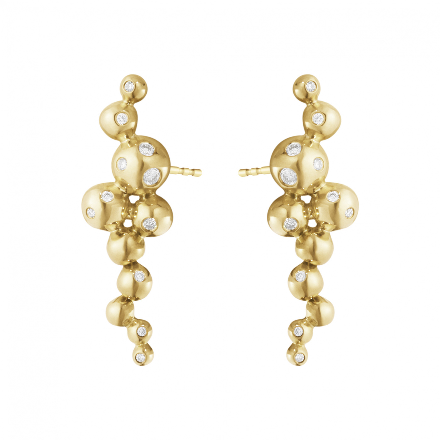 GRAPE SMALL Ørering GULD 0.08 CT