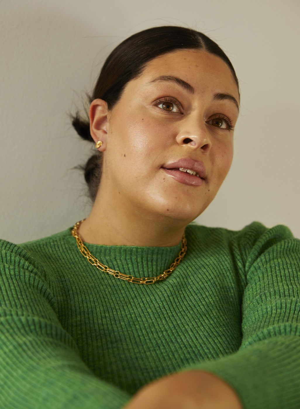 Globe clip neck Sølv 90-95 cm