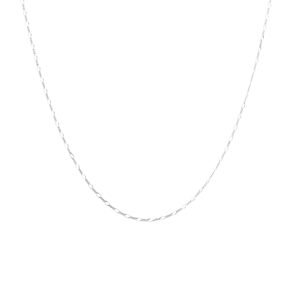 Figaro neck Sølv 60-65 cm