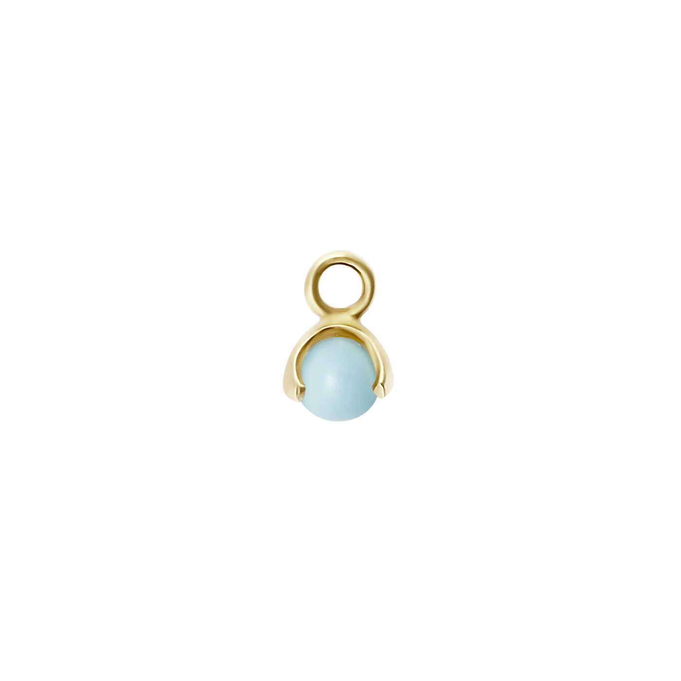 Letters stone 12 turquoise pend guld