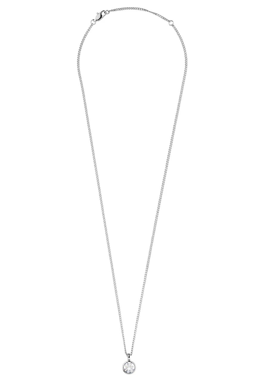 ETTE Sølv CRYSTAL Halskæde
