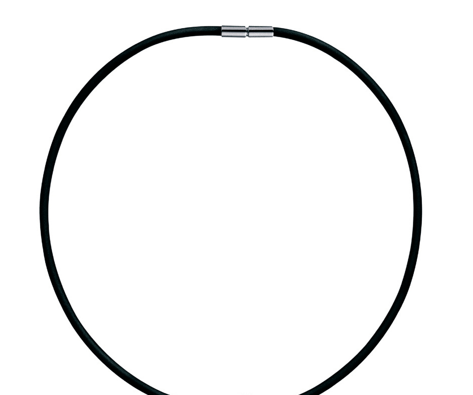 Necklace rubber 4mm (no pendant)