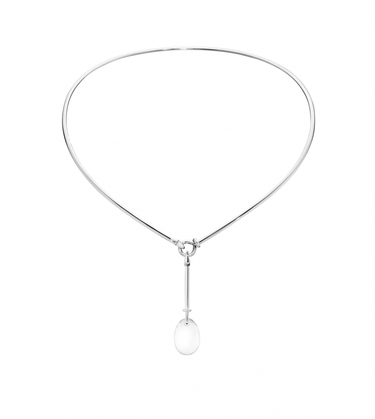 VIVIANNA DEW DROP Vedhæng Sølv ROCK CRYSTAL DIA 0.07CT