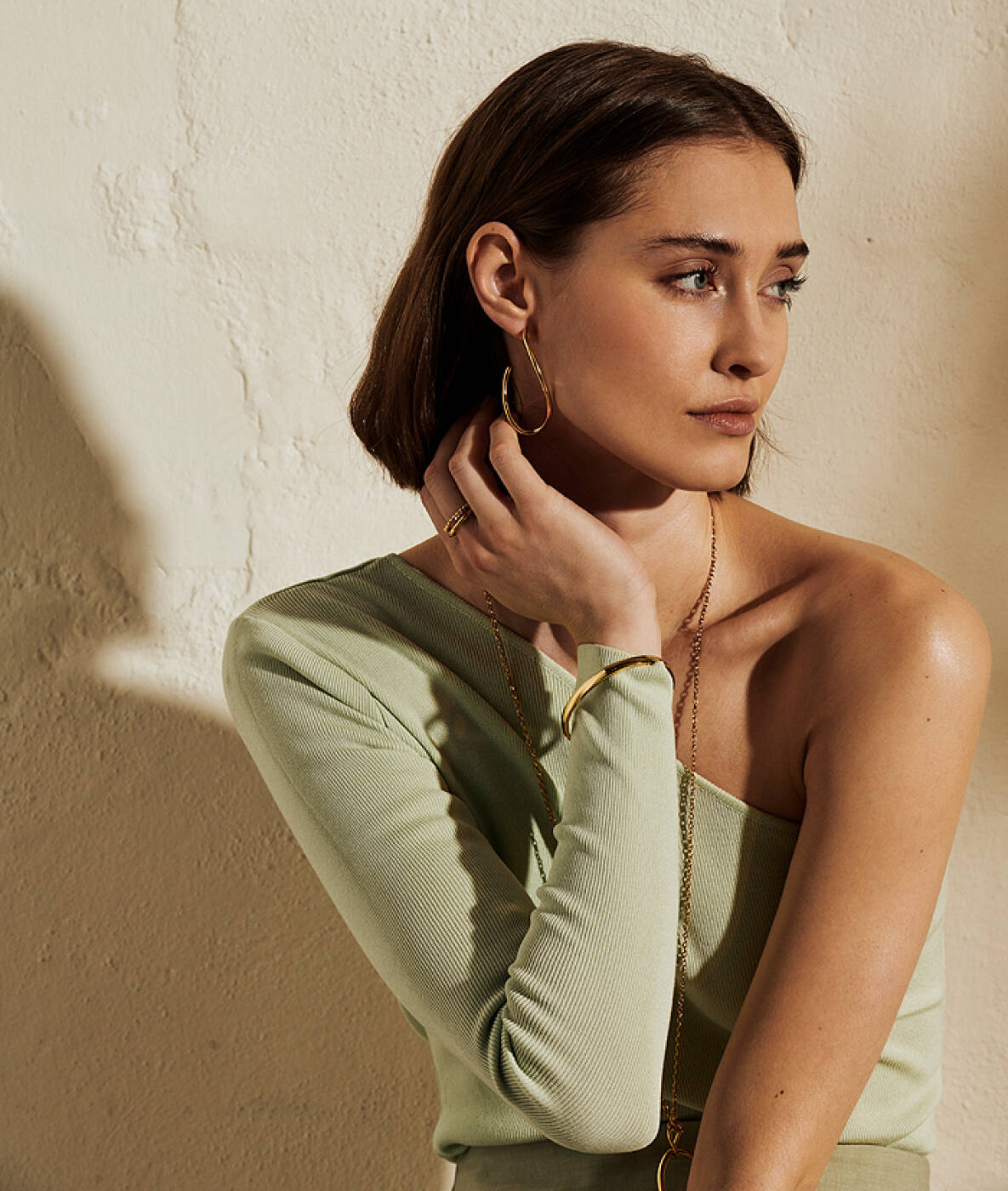 MILLA Big Øreringe Guld