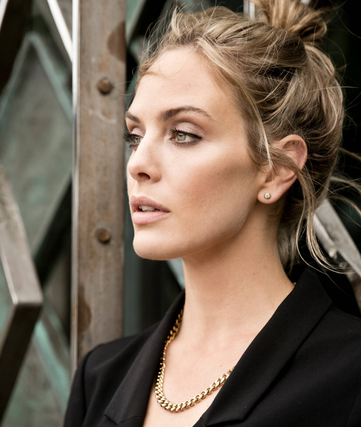 LILLY 4 mm Øreringe Guld