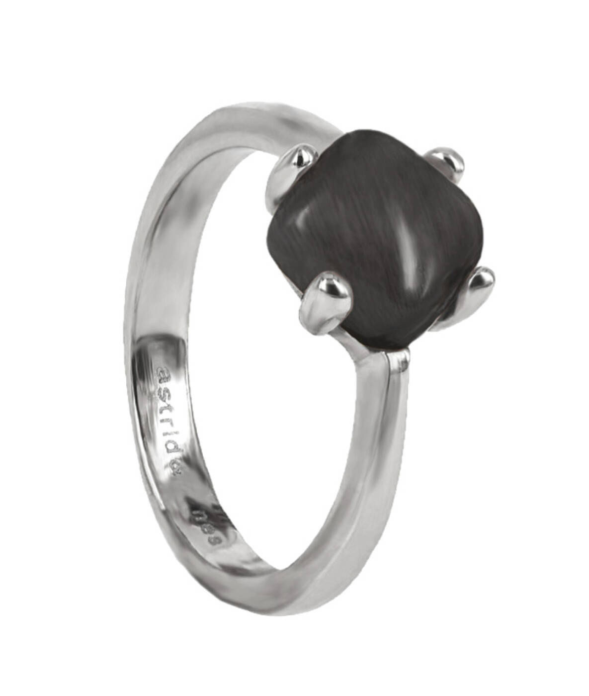 VICTORIA Stål/Gray ring
