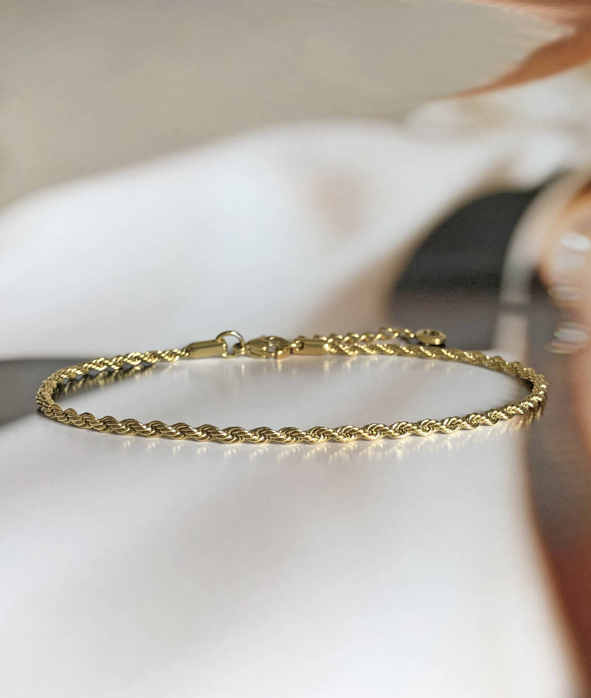 TWINNIE ANKLET Armbånd Guld