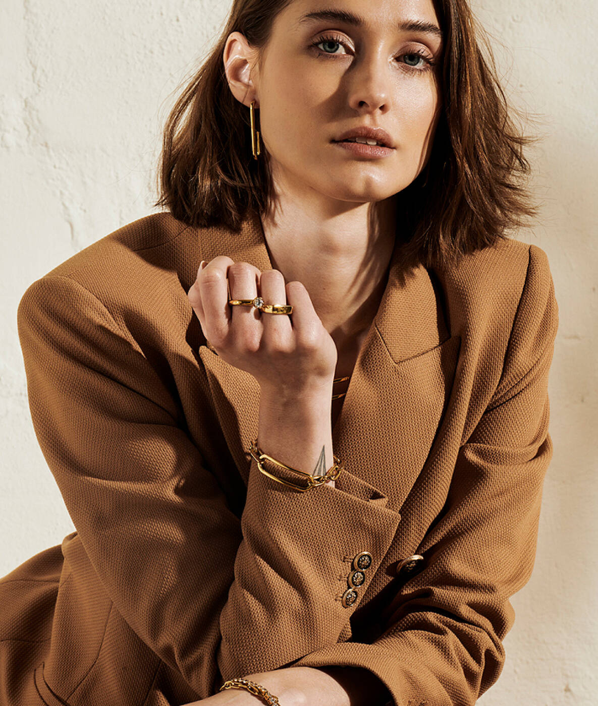 CHANIA Single Øreringe Stål