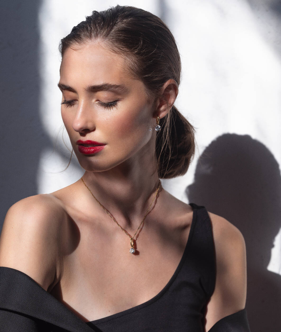 NOVA Crystal Øreringe Stål