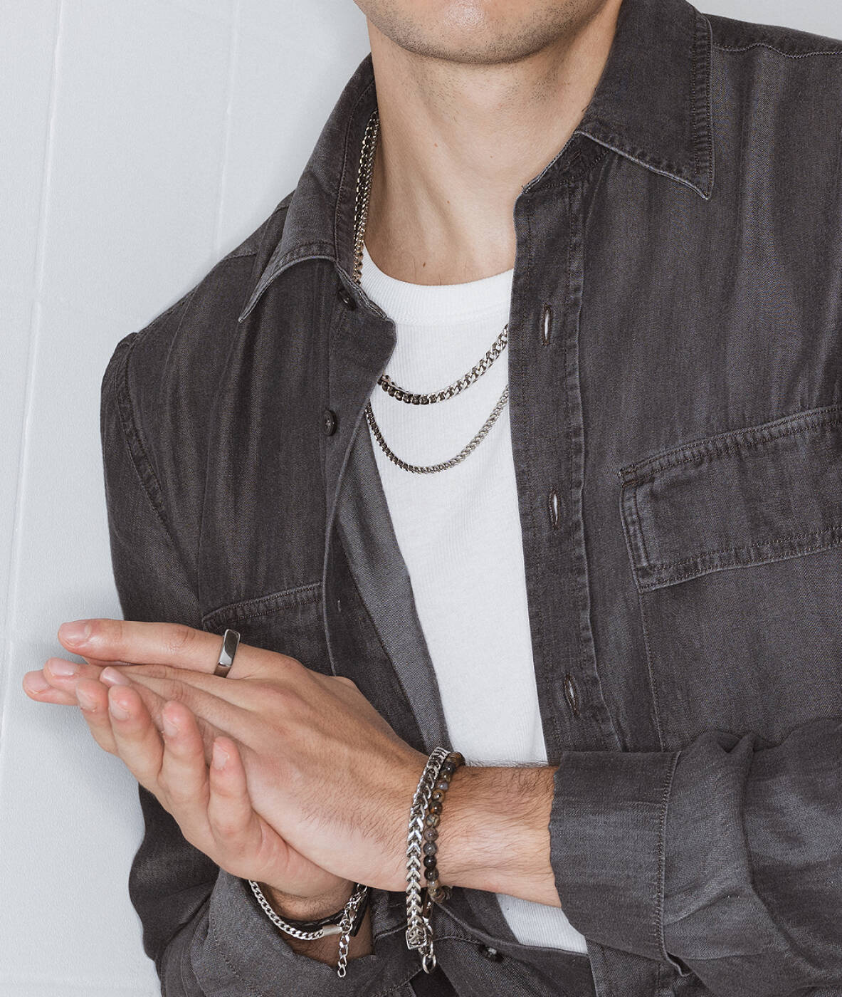 IGGY Small 60 Halskæde Gun Metal