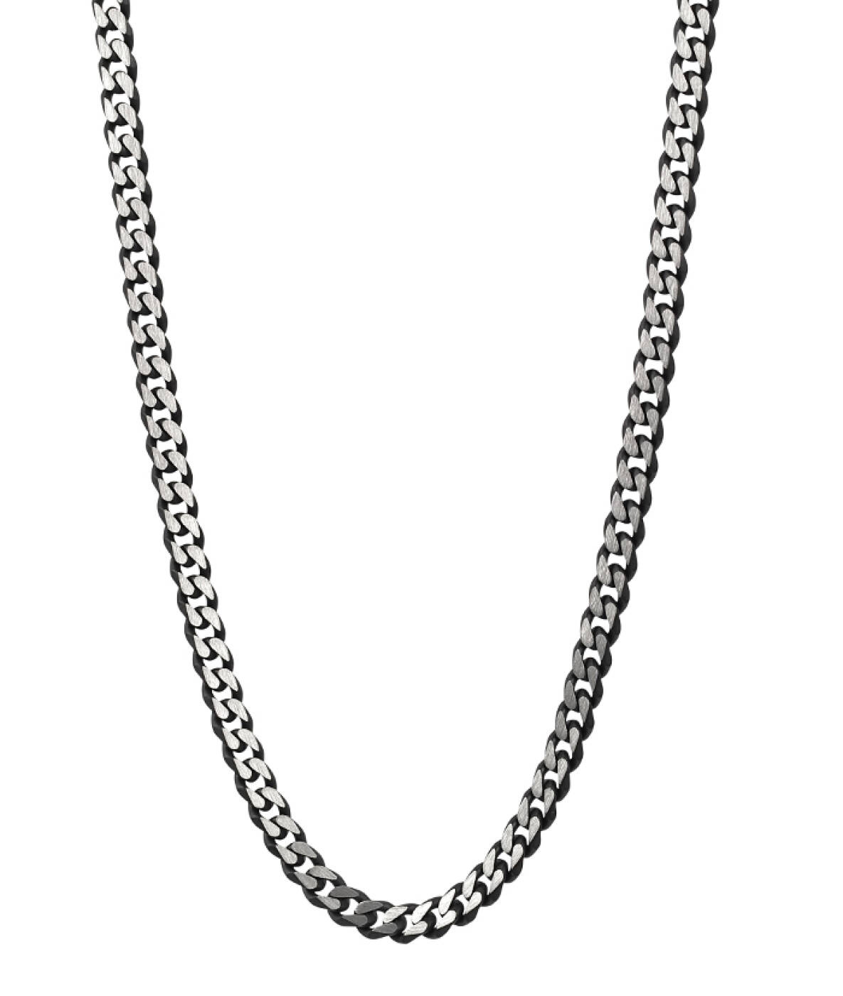 TEXAS Small Halskæde Sort/Stål