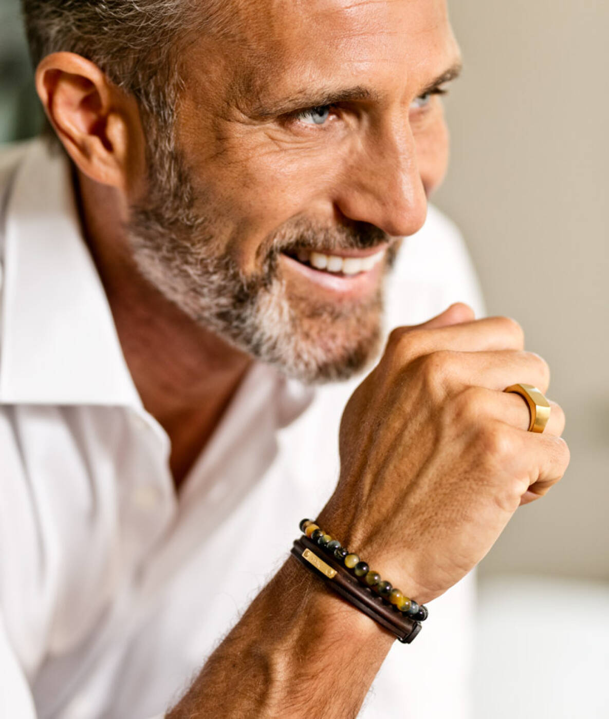 EDDIE Armbånd Sort/Stål