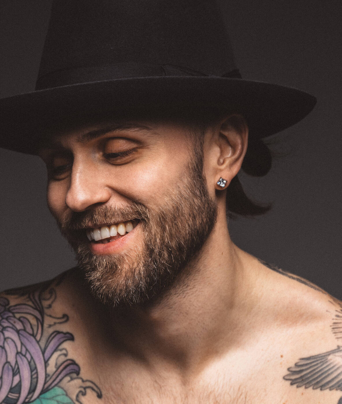 KIM Øreringe Sort/Sort