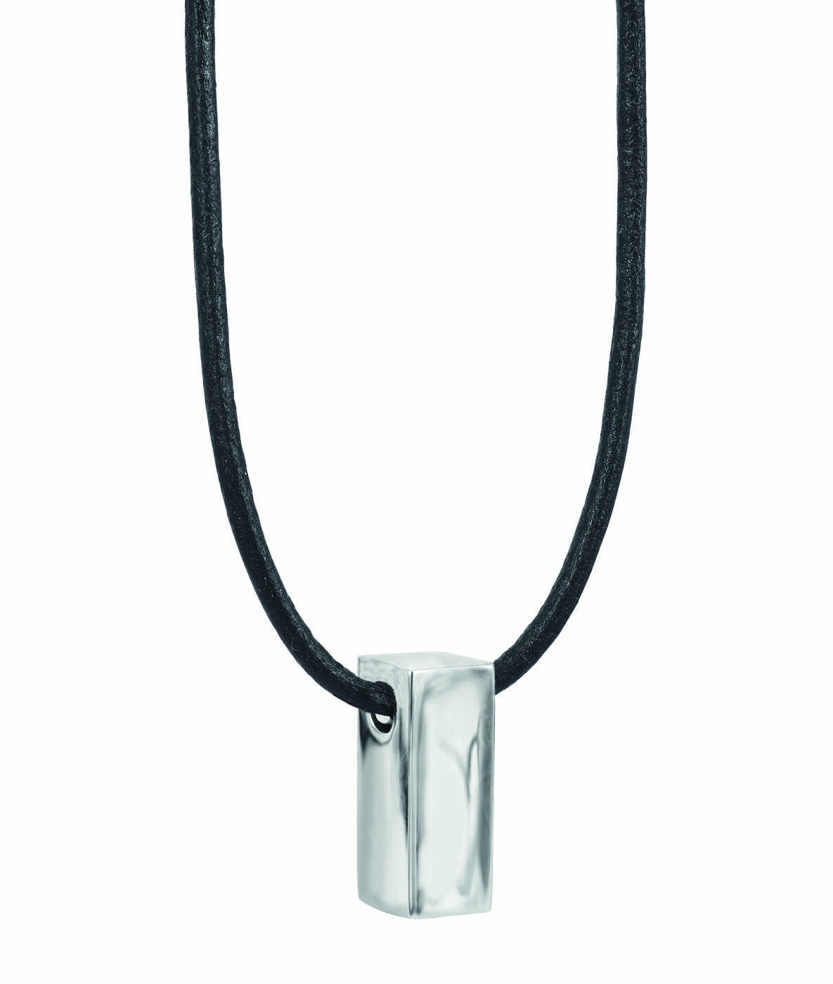 TIM Leather Halskæde Stål