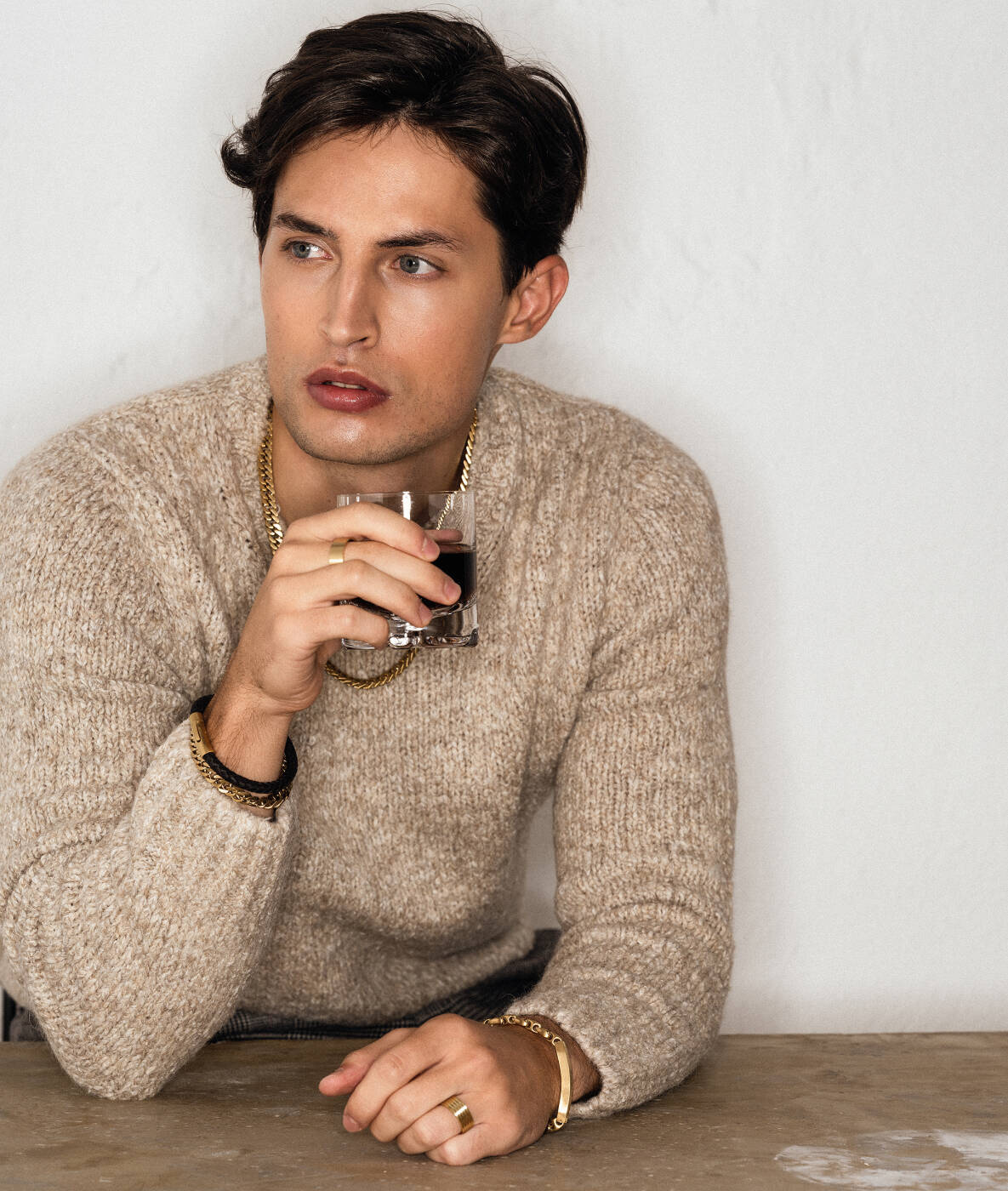 IZAR Armbånd Brun/Guld