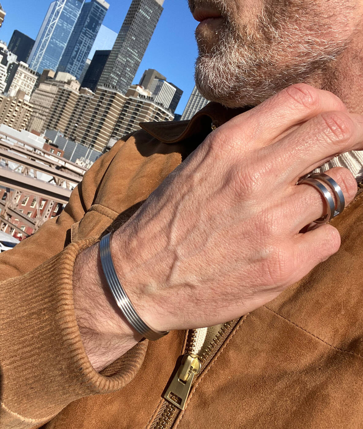 DAVE Bangle Armbånd Guld