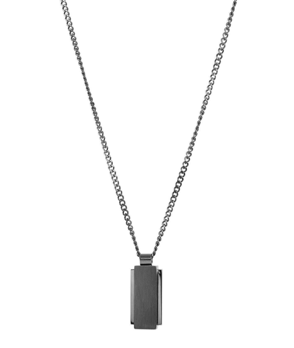 JULIAN Halskæde Gun Metal