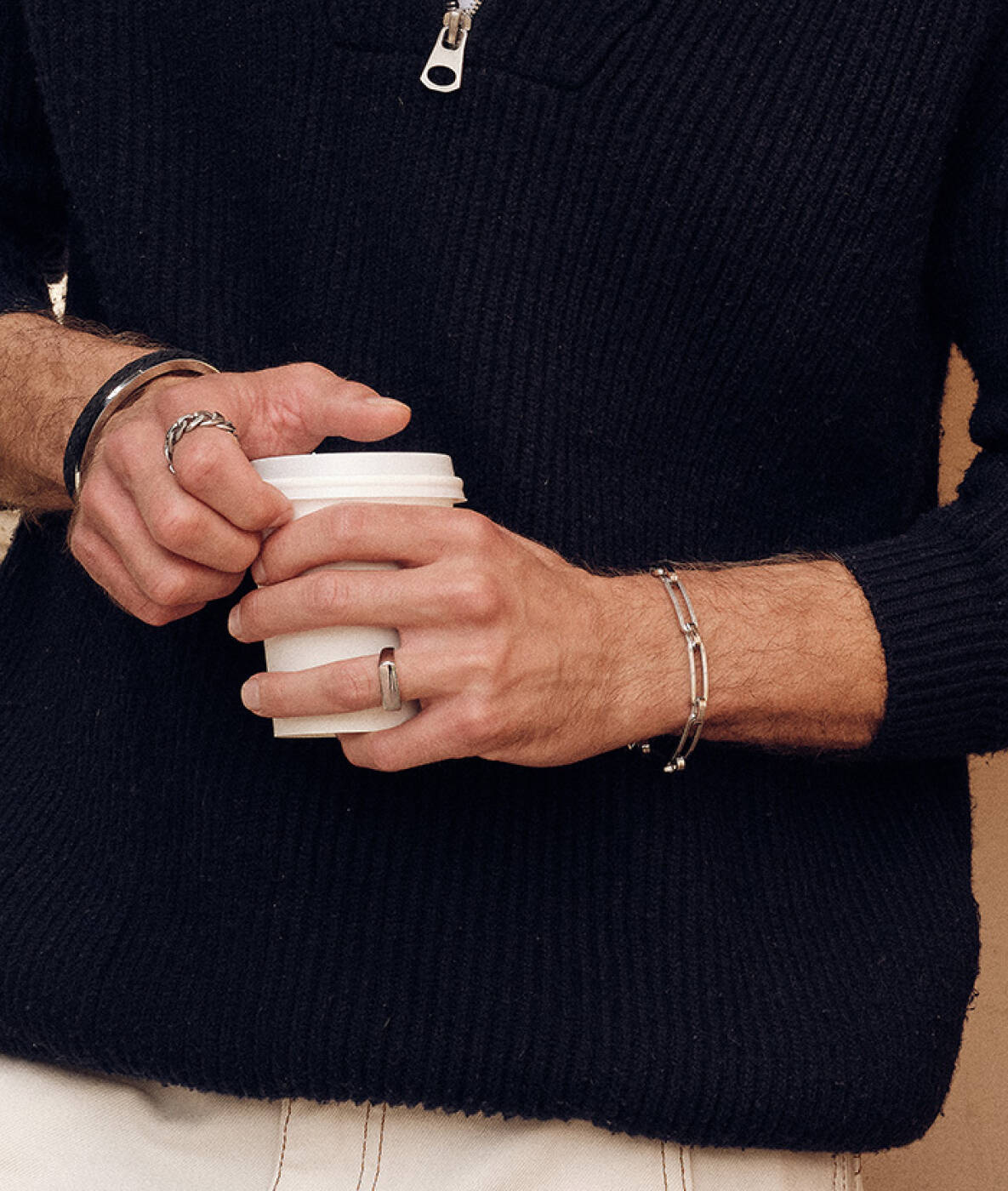 BENJAMIN Single Armbånd Guld