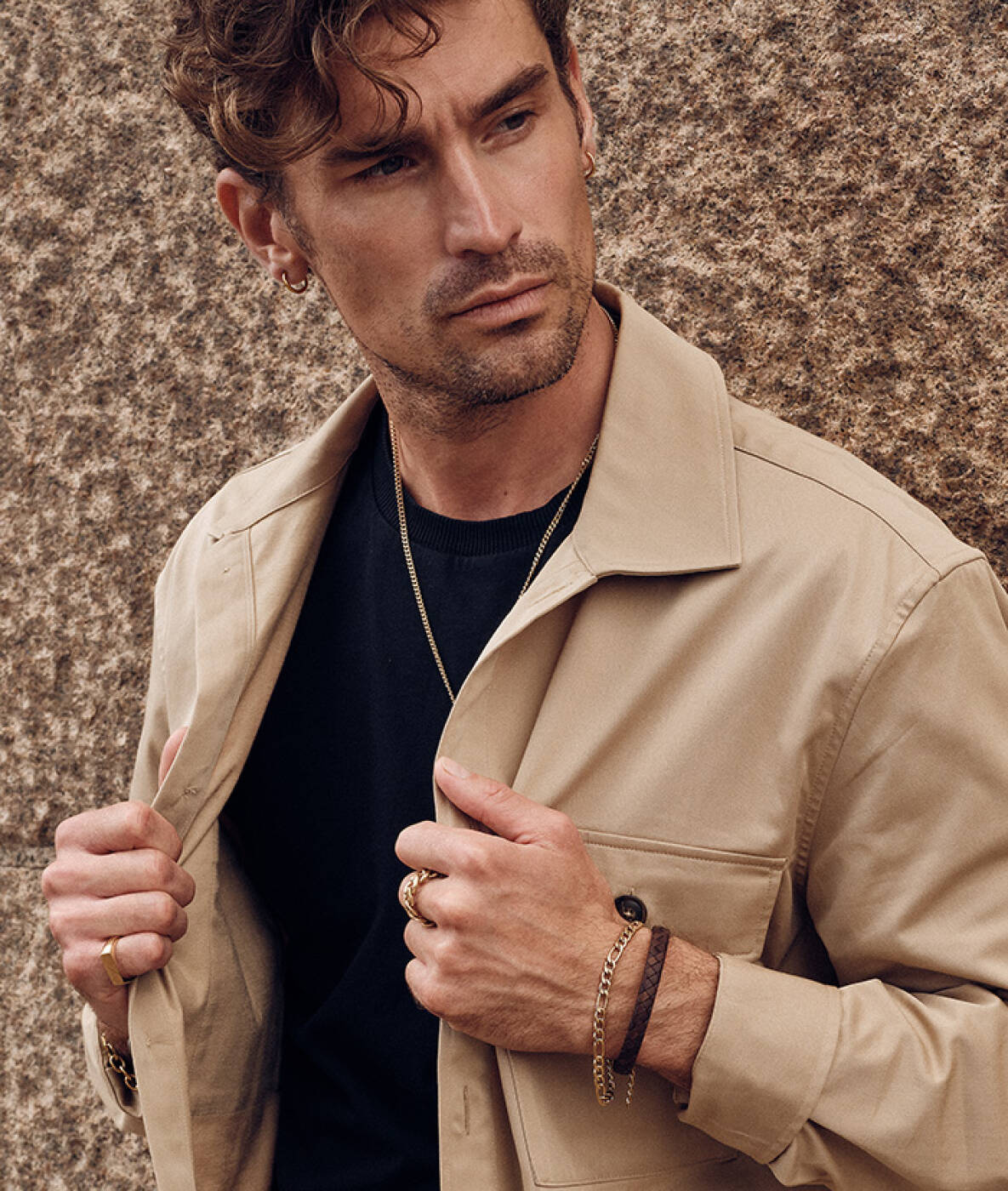 MILIAM 14mm Øreringe Guld