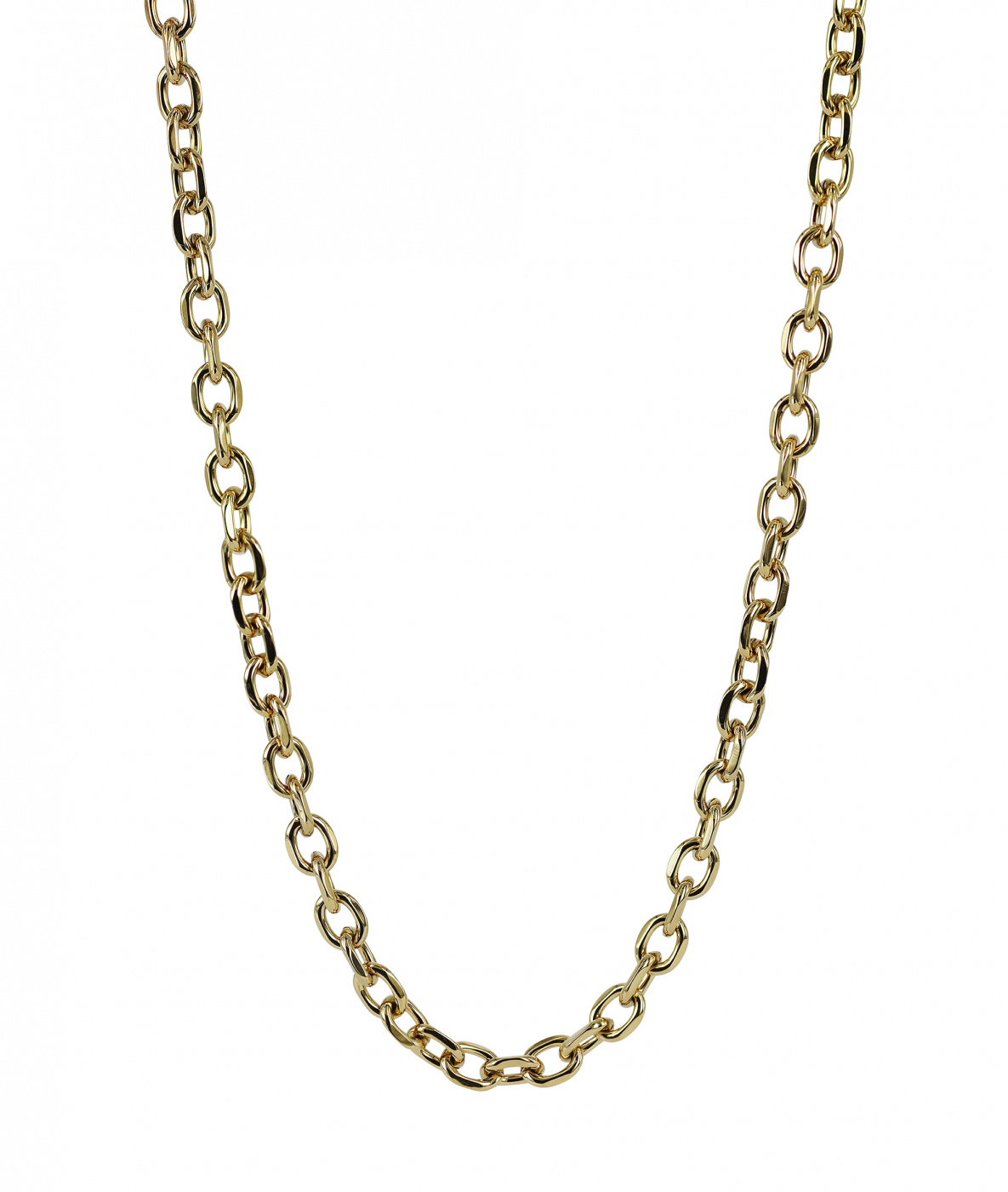 CHARLIE Chain 7 mm Halskæde Guld