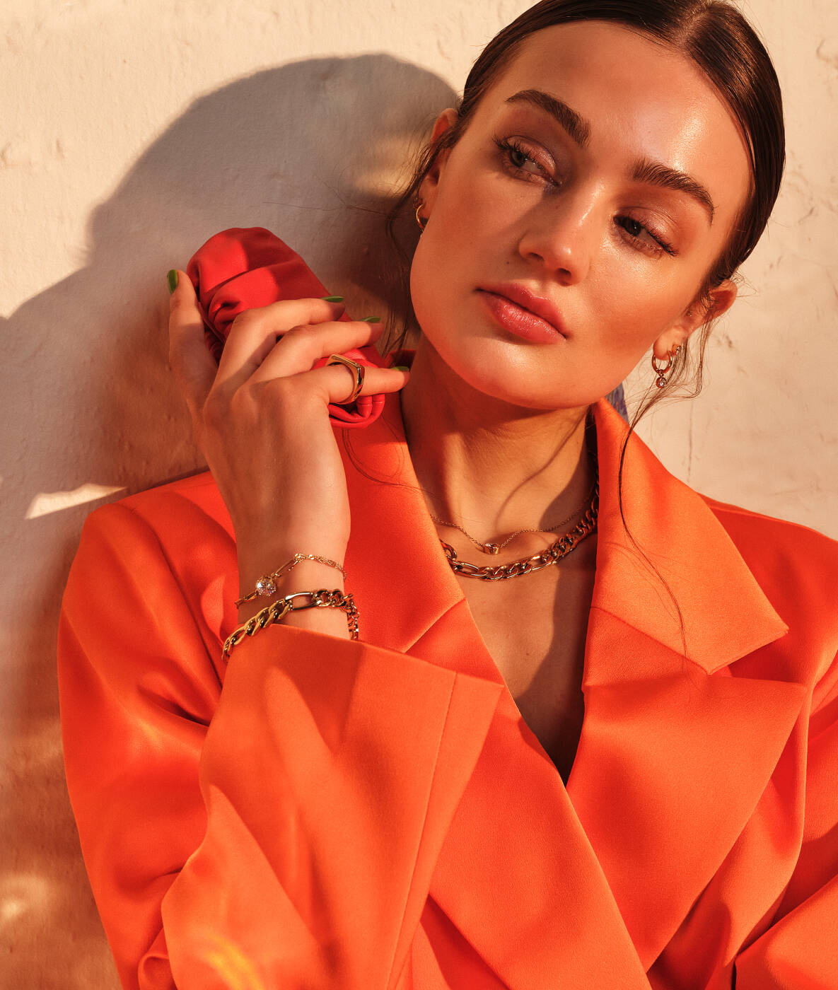 NOVA Crystal Armbånd Guld