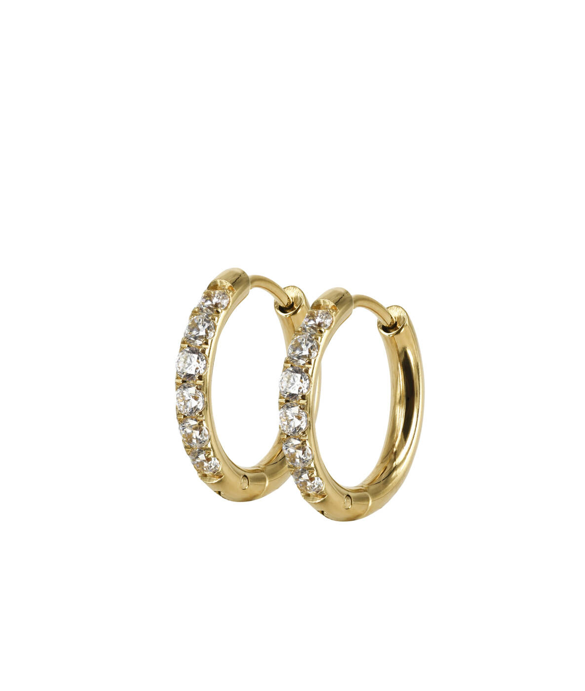 LUCY Medium Øreringe Guld