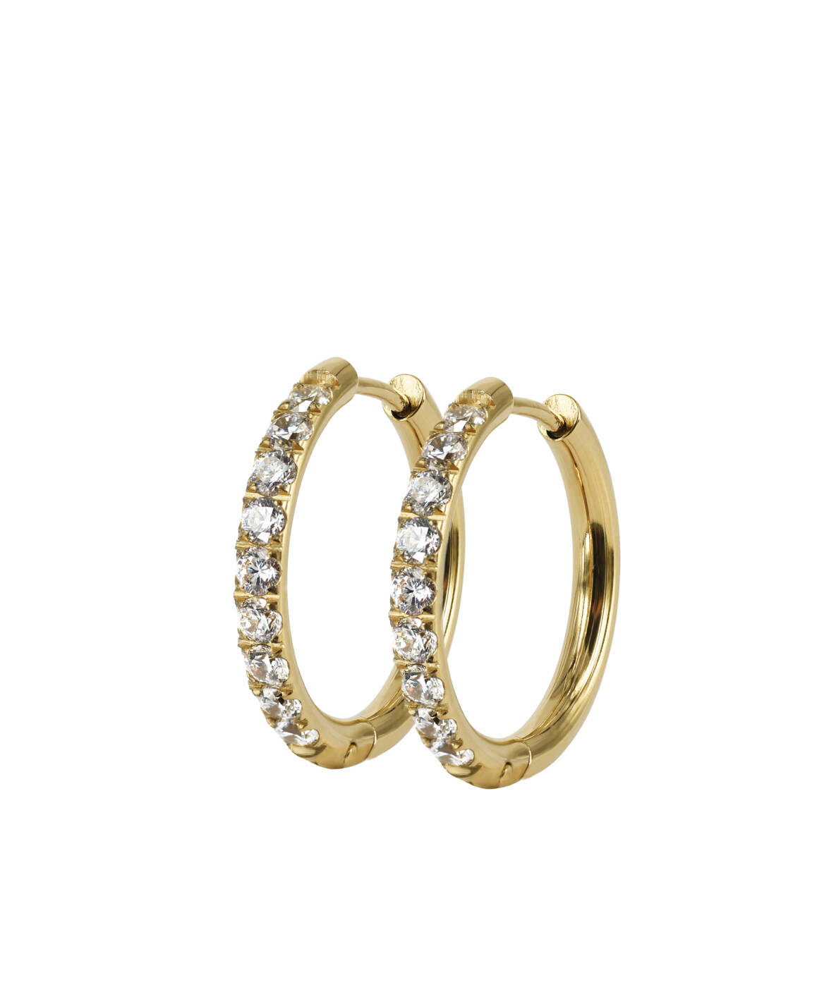 LUCY Large Øreringe Guld