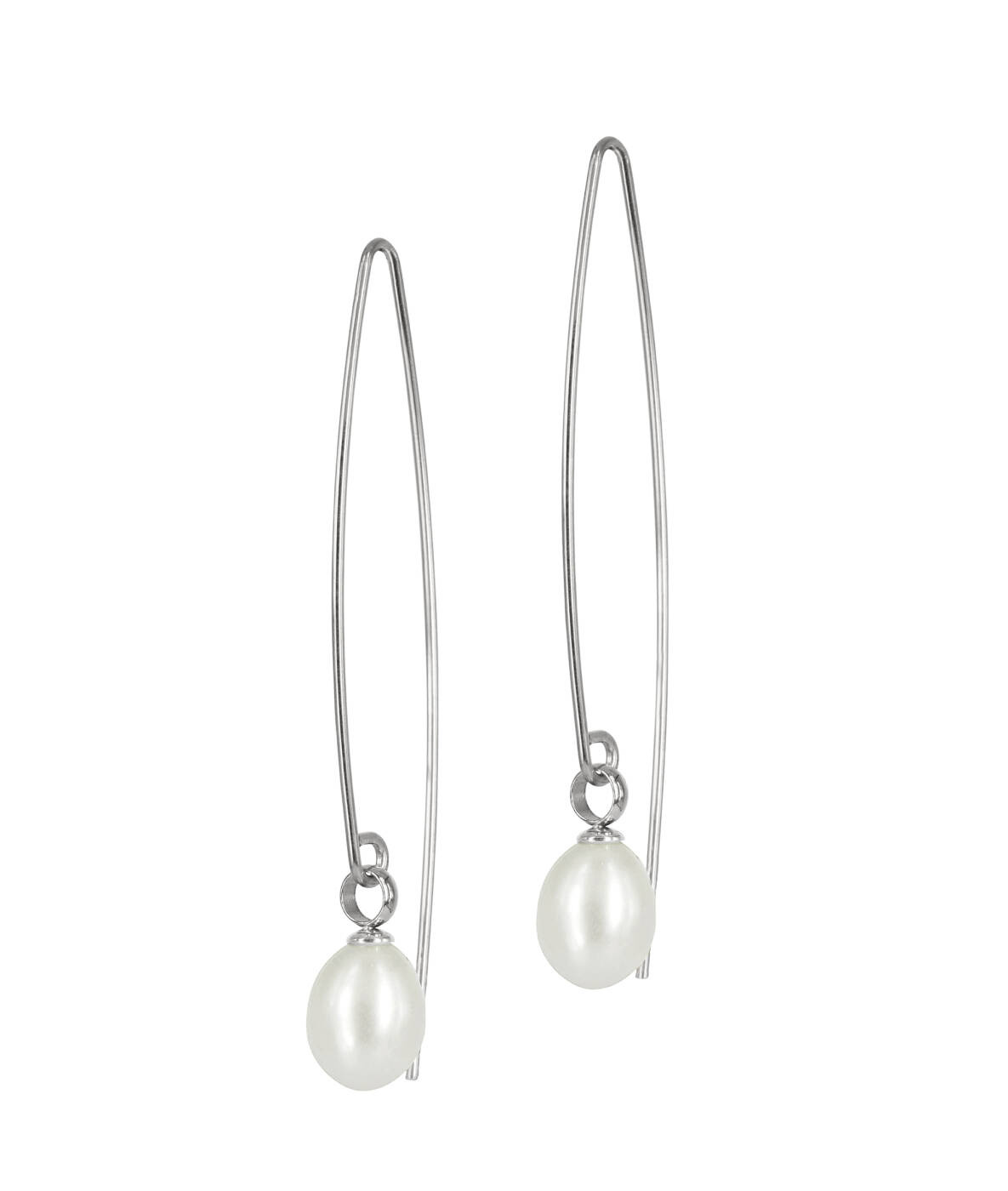 PALMA Long Øreringe Stål