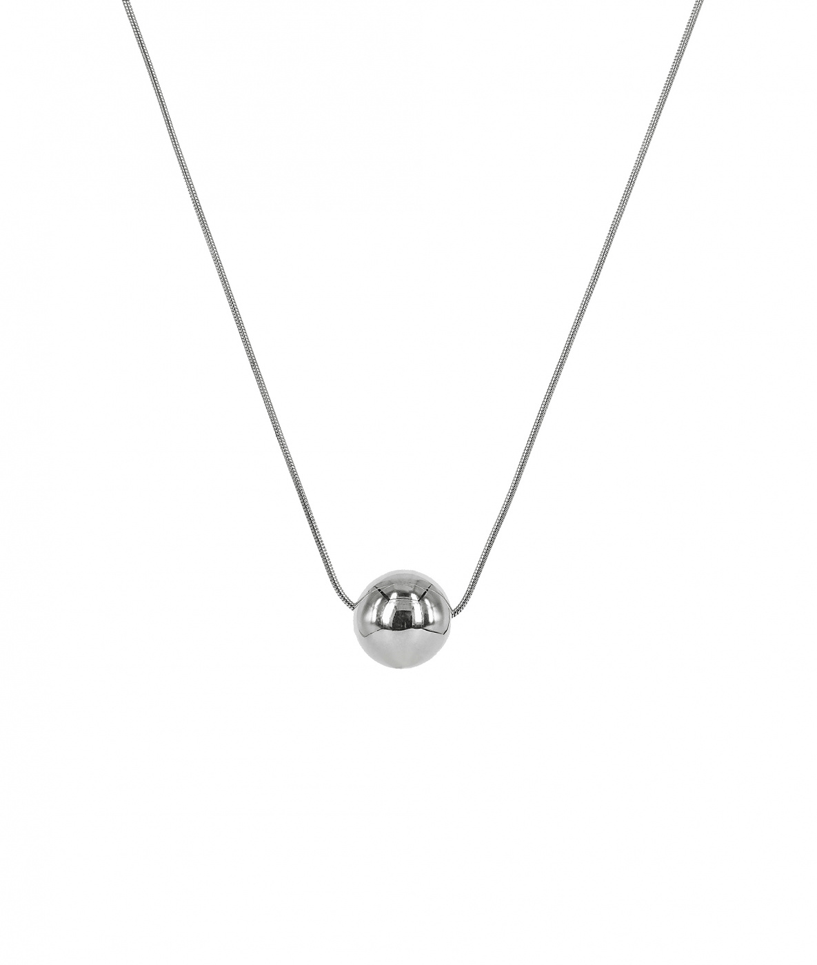 ESSIE Single Short Halskæde Stål