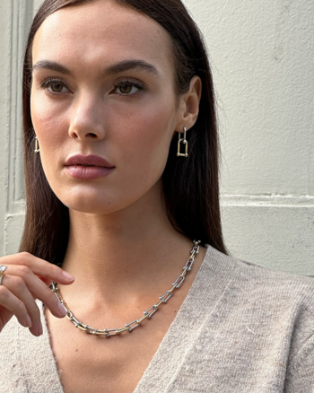 AMY Necklace Gold/Steel