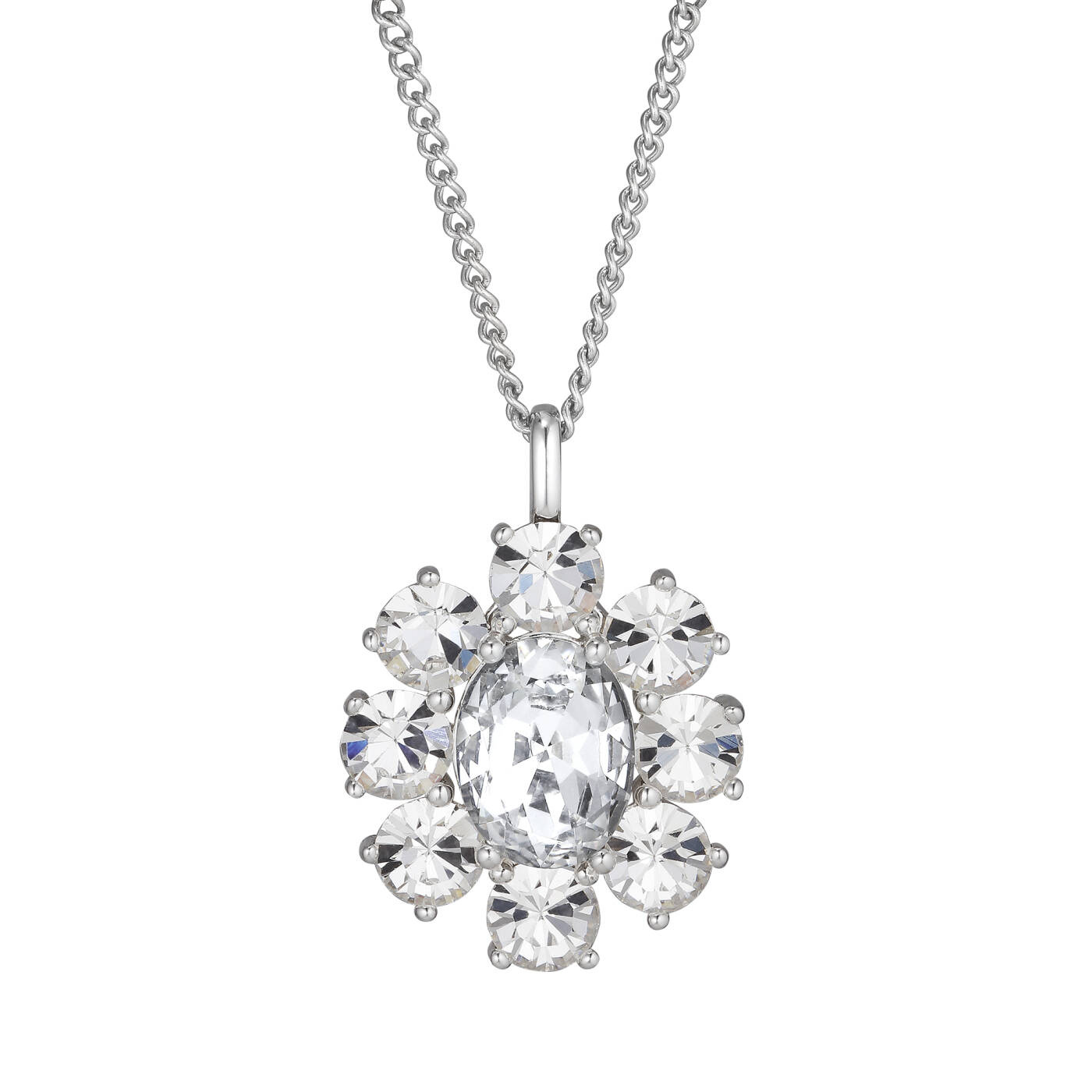 CLAUDIA Sølv CRYSTAL