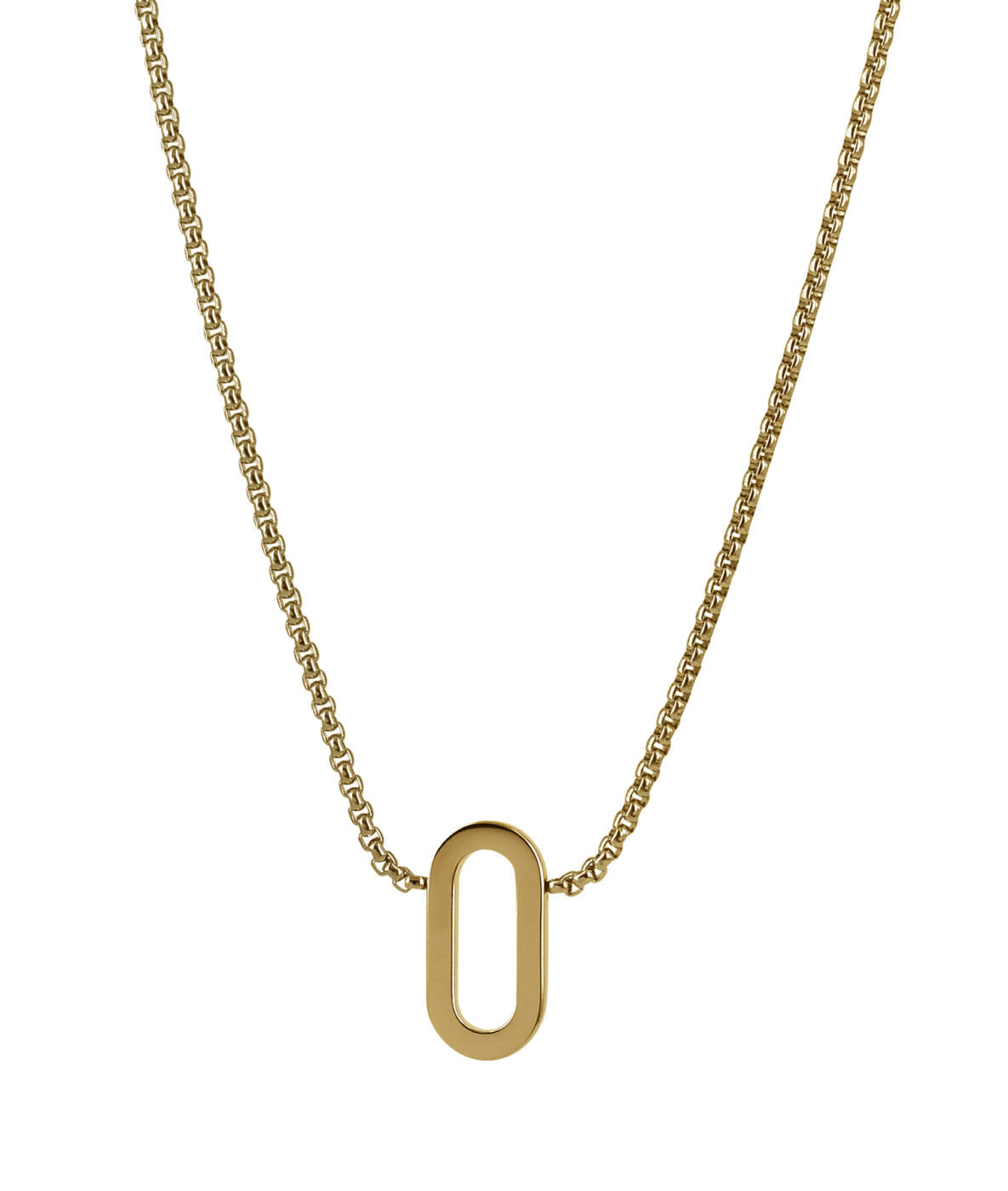 EXCELLENT Plain Halskæde Guld