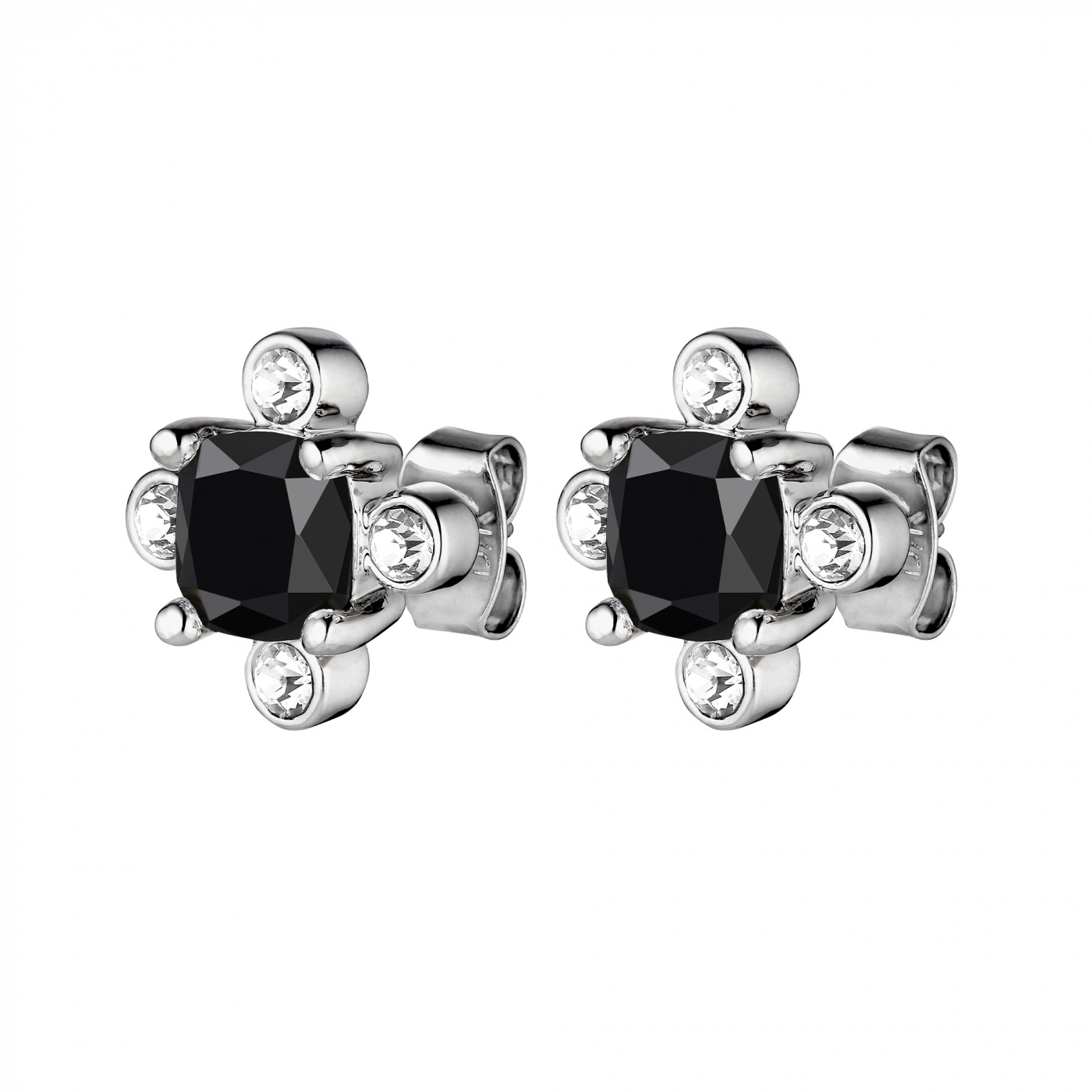 GIGI Sølv BLACK Ørering