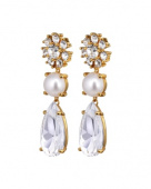 MISIA SG CRYSTAL_WHITE PEARL Earrings MISIA SG CRYSTAL_WHITE PEARL Earrings